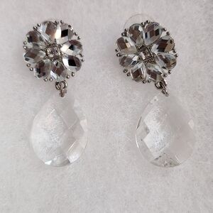 Valeska Earrings Huge Brilliant SwarovskiCrystal Runway Dangling